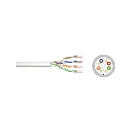 Cabo de rede ewent ew - mat - 6u - r - 305 - s cat 6 u - utp awg23 - 1 cca 305mt rígido