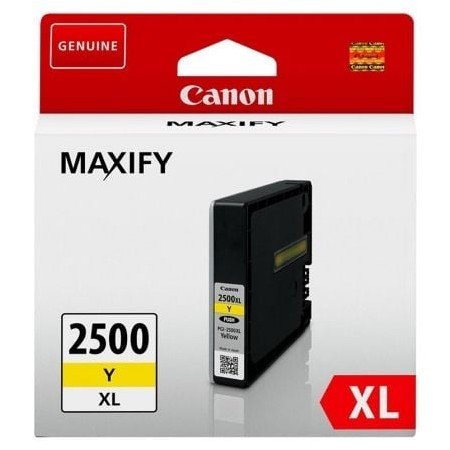 Tinteiro Original Canon PGI-2500XL Alta Capacidade/ Amarelo