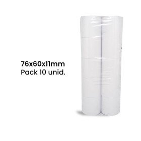 Rolo Papel Normal 76x60x11 - Pack 10