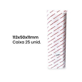 Rolo de Papel Térmico 113x50x11mm - Caixa 25 Unid.