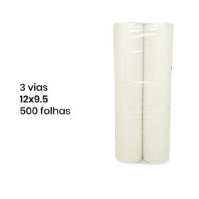 Papel de Computador 12x9.5 - 4 vias Autocopiativo - 500 Folhas