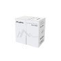 Bobina cat.6 lanberg utp 305m rj45 calha de cobre sólida testada awg24 cinza