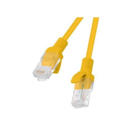 Patch cord rj45 lanberg cat.6 utp 1m laranja