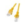 Patch cord rj45 lanberg cat.6 utp 1m laranja