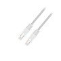 Patch cord rede utp cat5e rj45 nanocabo 1m branco awg24