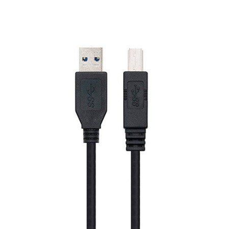 Cabo USB tipo a 3.0 para usb tipo b 3.0 nanocabo 2m preto macho - macho