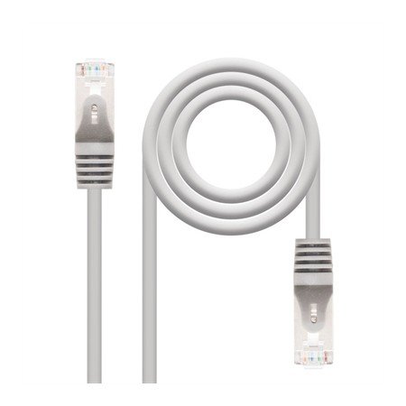 Patch cord ftp rede cat6 rj45 nanocabo 3m cinza