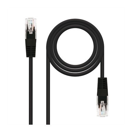 Patch cord rede utp cat.5e rj45 nanocabo 1m preto