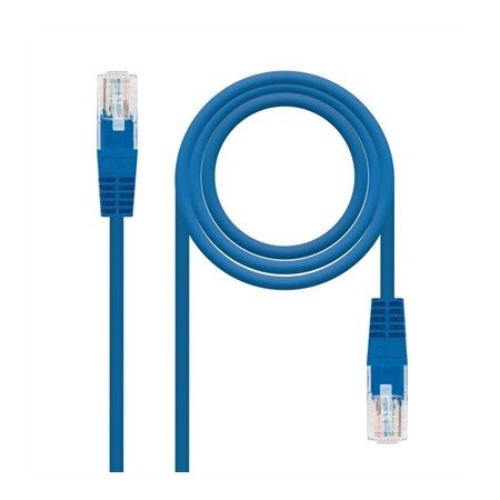 Patch cord rede utp cat.6 rj45 nanocabo 2m azul