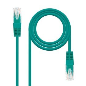 Patch cord rede utp cat.6 rj45 nanocabo 0,5m verde