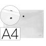 Bolsa Porta Documentos com Mola Din A4 Transparente