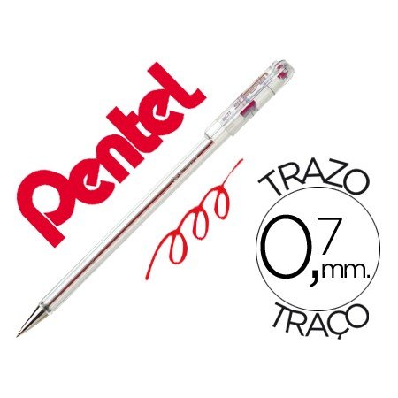 Esferografica Pentel Bk77 Vermelho