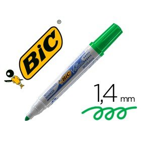 Marcador Bic Velleda Para Quadro Branco Cor Verde Ponta Redonda 1,3 Mm