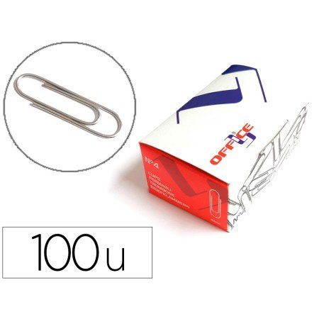 Clips Lismania L-Office Nº4 32 Mm Caixa de 100 Unidades