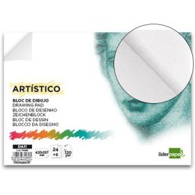 Bloco de Desenho Artistico Colado 297X420 Mm Din A3 30 Folhas 120G/M2 Sem Esquadria