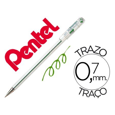 Esferografica Pentel Bk77 Verde
