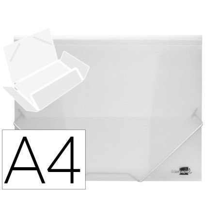 Pasta de Elasticos Polipropileno Din A4 Transparente