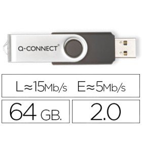 Pen Drive USB Q-Connect Flash 64Gb