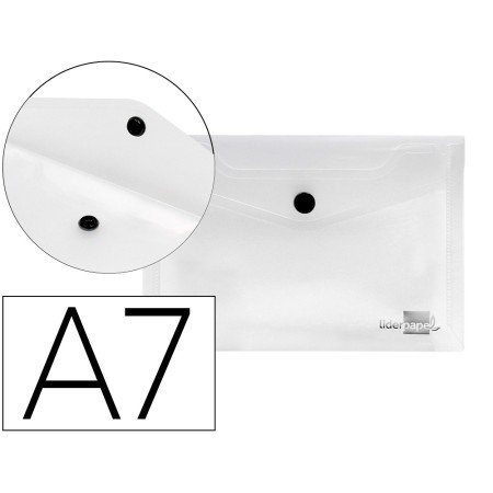 Bolsa Porta Documentos com Mola Din A7 Transparente