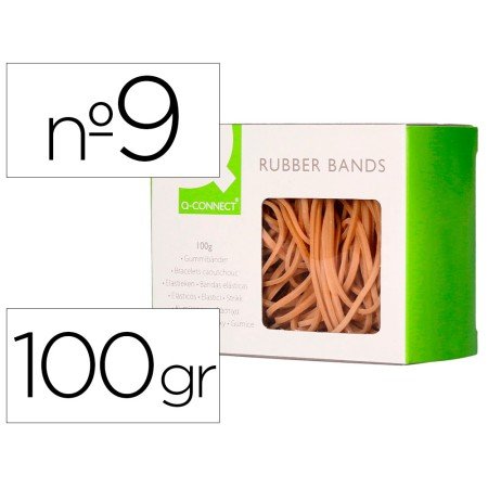 Elasticos Q-Connect 100 Gr Numero 9