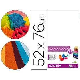 Papel Seda 52 x 76Cm 18 Gr Branco Embalagem de 25 Folhas