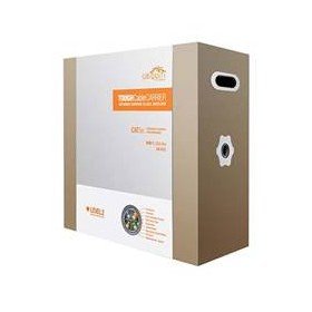 Carretel de cabo Ubiquiti cat 5e 305m s - ftp duplo blindado cu fio de aterramento sólido awg - 24 anti - crosstalk divisor