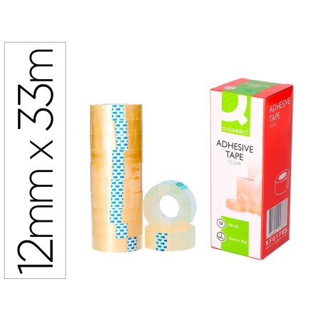 Fita Adesiva Q-Connect 33 Mt x 12 Mm
