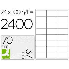 Etiquetas Adesivas Q-Connect Din A4 70 x 37 Mm