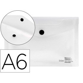 Bolsa Porta Documentos com Mola Din A6 Cristal