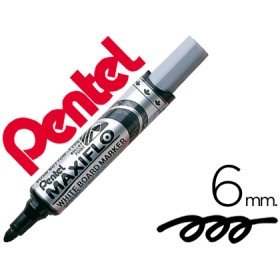Marcador Pentel Mwl5M Quadro Br Maxiflo Preto