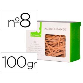 Elasticos Q-Connect 100 Gr Numero 8