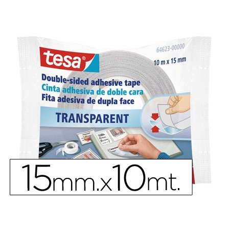 Fita Dupla Face Tesa 10 Mt x 15Mm