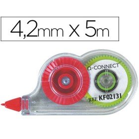 Corretor Fita Branca Q-Connect 4,2 Mm x 5 Mt em Blister