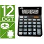 Calculadora de Secretaria Xf26 12 Digitos Solar E Pilhas 127X105X24 Mm Cor Preto