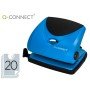 Furador Q-Connect Capacidade 20 Folhas Azul