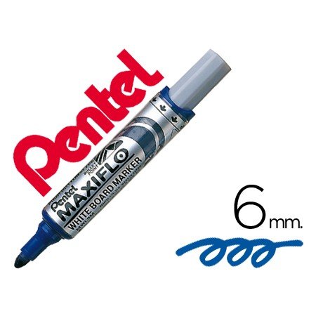 Marcador Pentel Mwl5M Quadro Br Maxiflo Azul