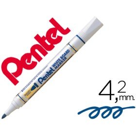 Marcador Pentel Mw85 Quadros Brancos 4,2 Mm Azul