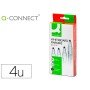 Marcador Q-Connect Quadro Branco 4 Cores Sortidas Ponta Redonda 3.0 Mm
