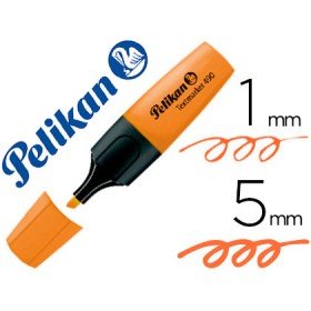 Marcador Fluorescente Pelikan Textmarker 490 Laranja