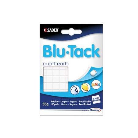 Massa Adesiva Bostik Blu Tack Branca Cortada