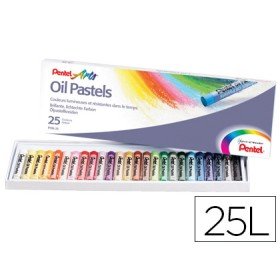 Pastel de Oleo Pentel Arts 25 Cores