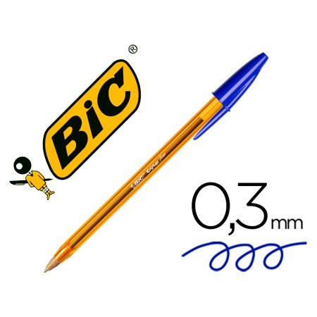 Esferografica Bic Cristal Ponta Fina Azul
