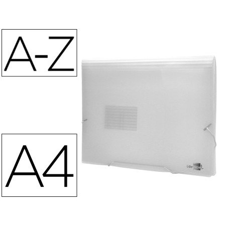 Pasta Classificadora com Fole Din A4 Transparente 13 Departamentos Cristal