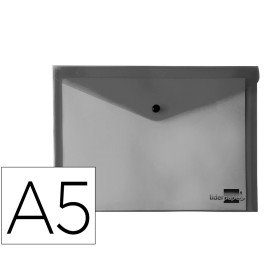 Bolsa Porta Documentos com Mola Din A5 Preto Opaco