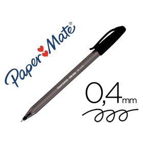 Esferografica Paper Mate Inkjoy 100 Ponta Media Trazo 1 Mm Preto