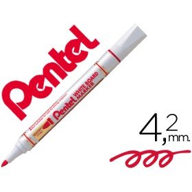 Marcador Pentel Mw85 Quadros Brancos 4,2 Mm Vermelho