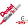 Marcador Pentel Mwl5M Quadro Br Maxiflo Vermelho