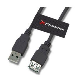 Cabo usb macho para fêmea de 5m