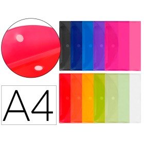 Bolsa Porta Documentos Din A4 12 Cores Sortidas