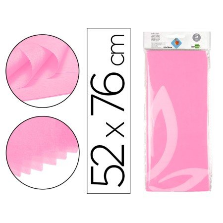 Papel Seda 52 x 76 Cm 18 Gr Rosa